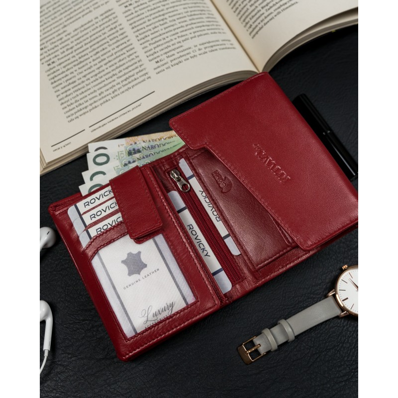 Кошелек женский Cavaldi RD-DB-05-GCL RED Кошелек женский Cavaldi RD-DB-05-GCL RED